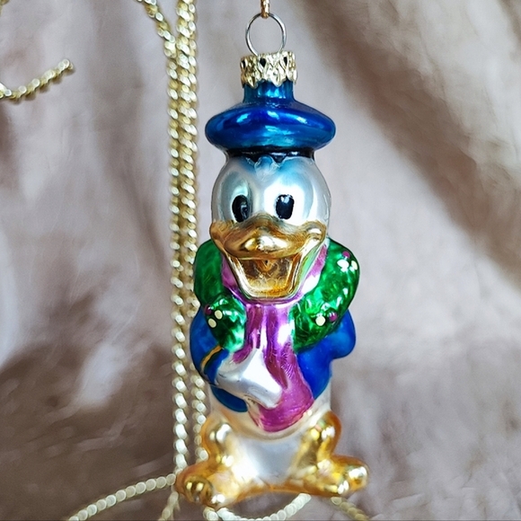 Disney Other - Donald Duck Mercury Blown Glass Figural Disney Vintage Christmas Tree Ornament